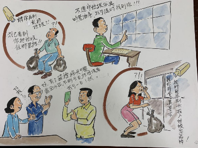 垃圾分类出新招 闵行草根画匠用漫画传递正能量